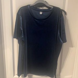 Old Navy velvet top XXL